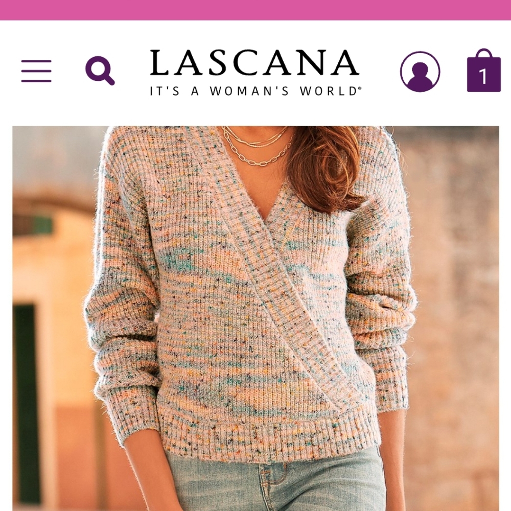 Multicolor Knit Women's Sweater